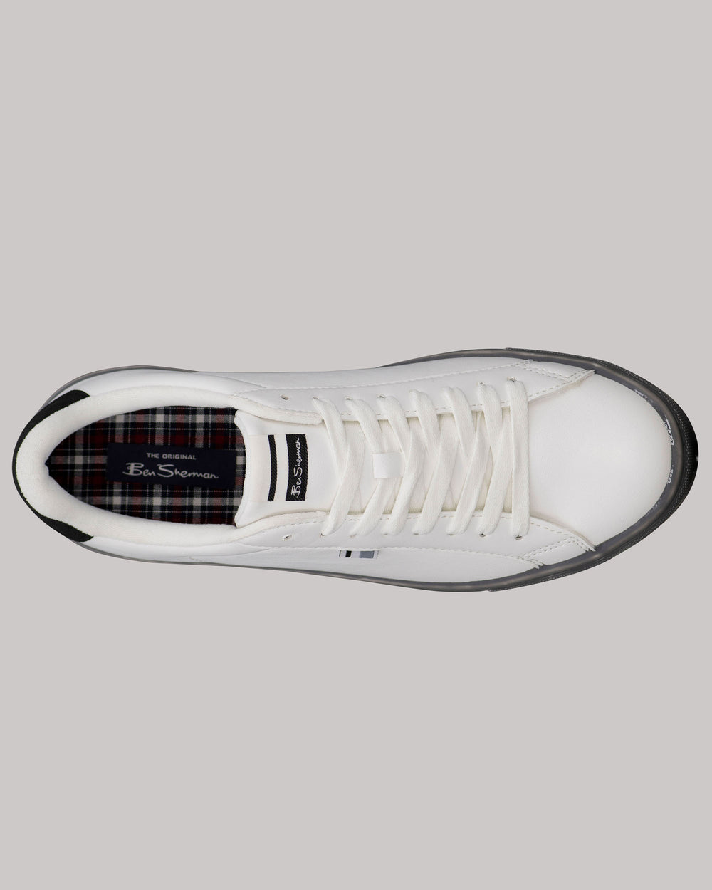 Sneakers Ben Sherman Crowley Bianche Nere | 098654-MNU