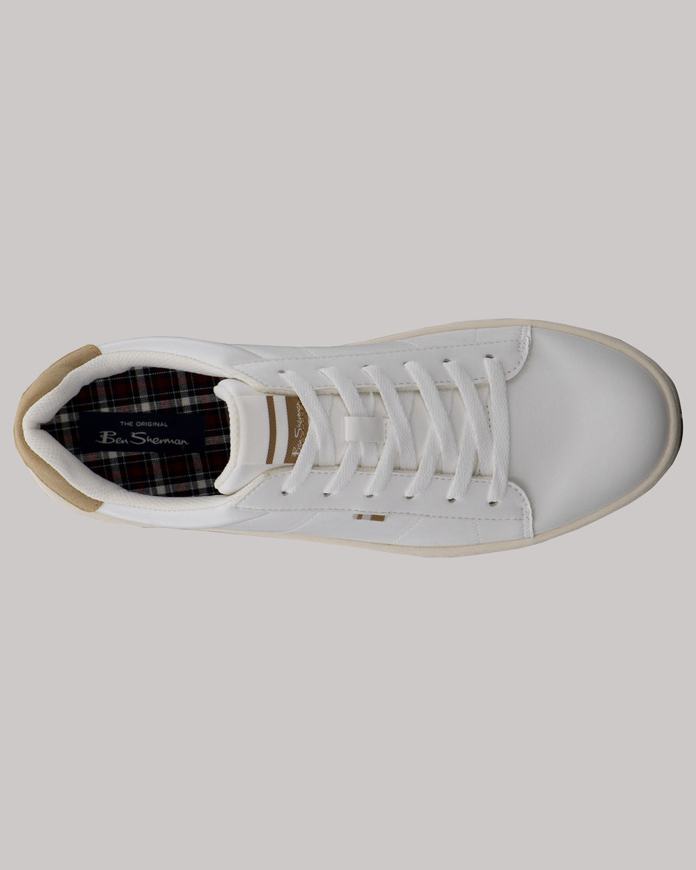 Sneakers Ben Sherman Hampton Bianche Marroni | 257936-JPT