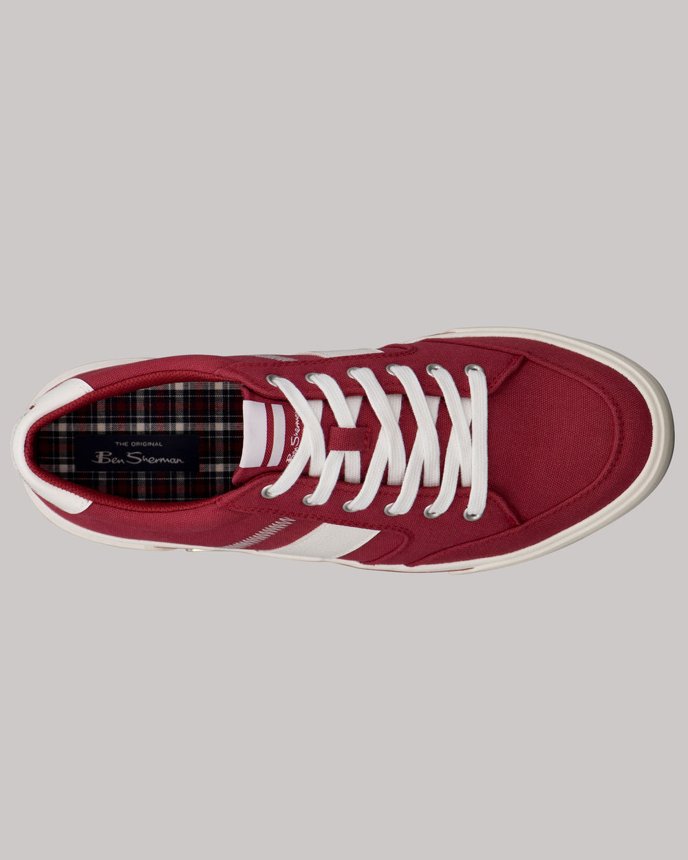 Sneakers Ben Sherman Hawthorn Rosse Bianche | 951467-SXK