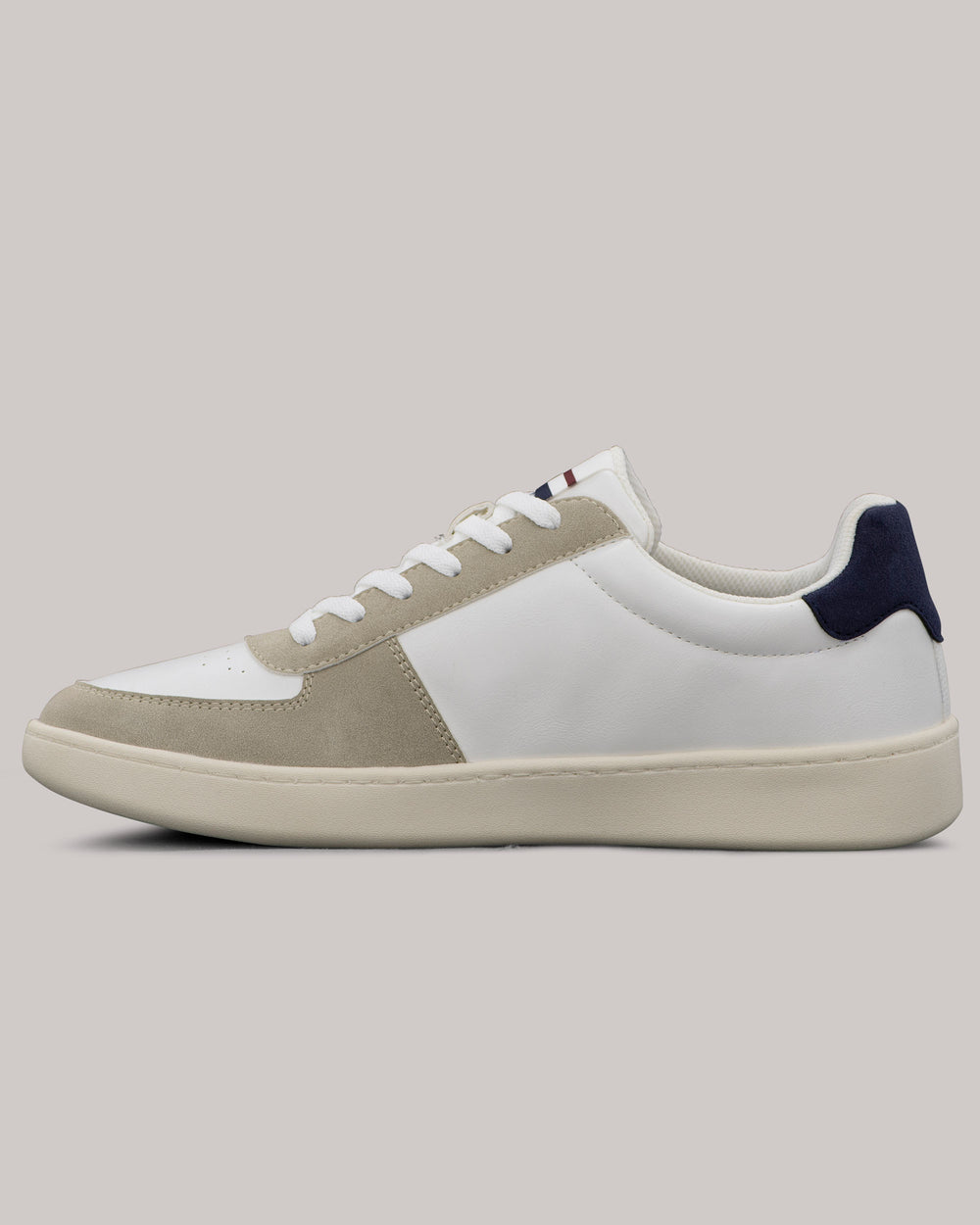 Sneakers Ben Sherman Hyde Navy Stripe Bianche | 250617-DRE