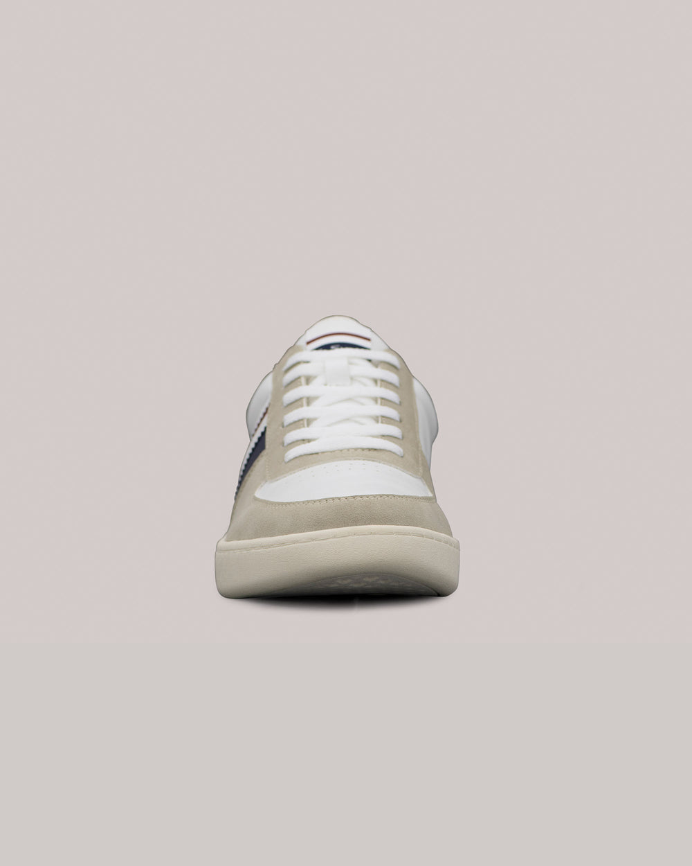 Sneakers Ben Sherman Hyde Navy Stripe Bianche | 250617-DRE