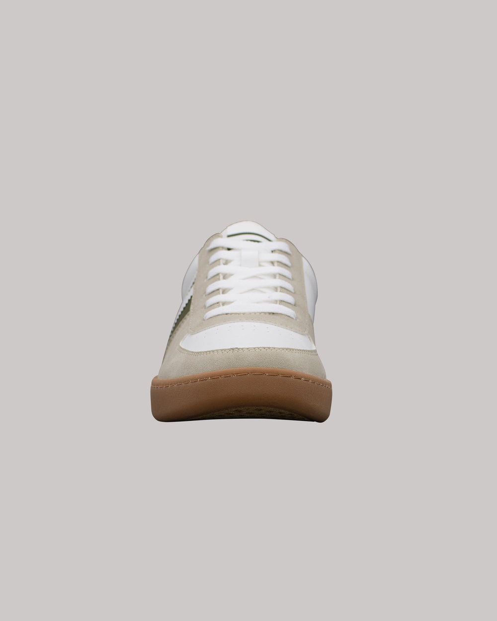 Sneakers Ben Sherman Hyde Olive Stripe Bianche | 126097-FVS