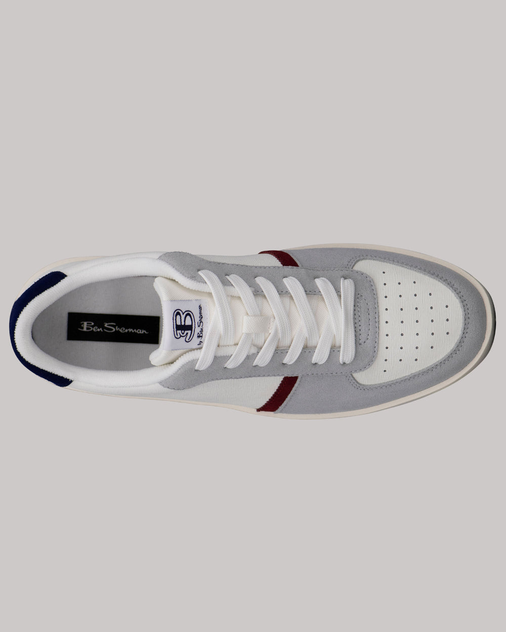 Sneakers Ben Sherman Richmond Bianche Blu Marino | 264571-RAU